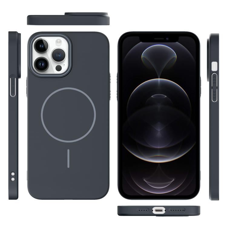 For iPhone 12 Pro Thin Circle PC Injection MagSafe Phone Case