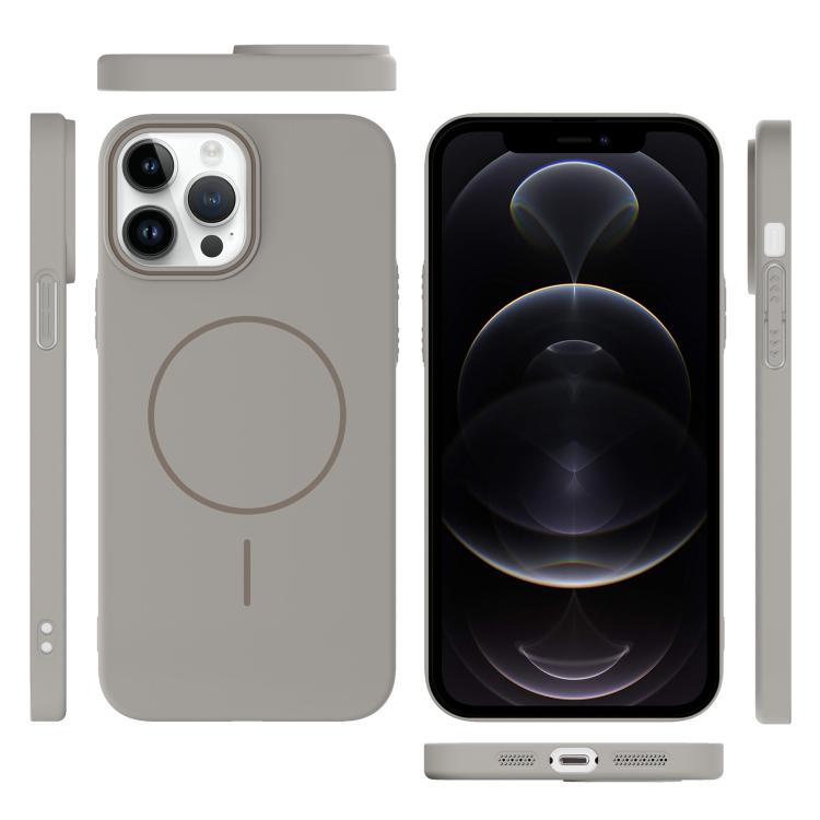 For iPhone 12 Pro Thin Circle PC Injection MagSafe Phone Case