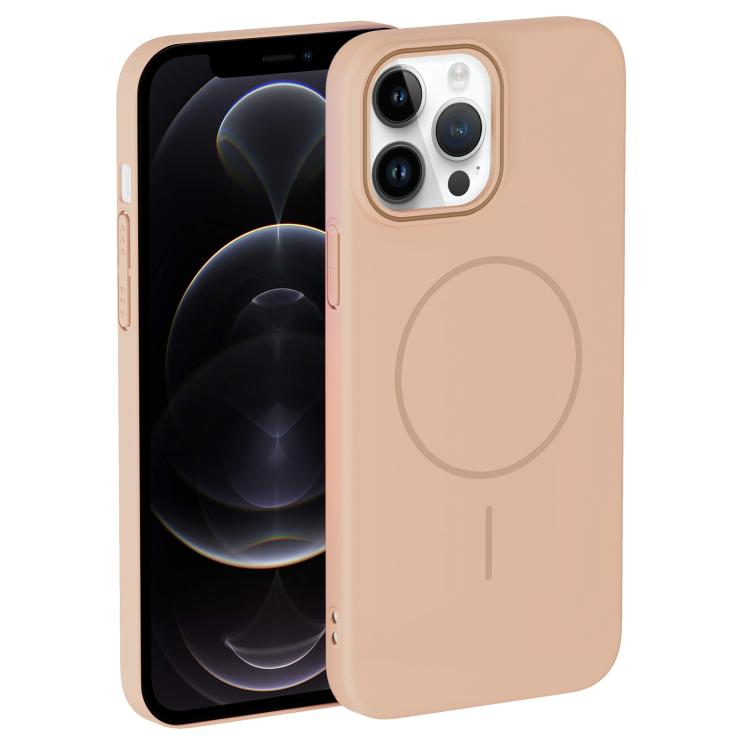 For iPhone 12 Pro Thin Circle PC Injection MagSafe Phone Case