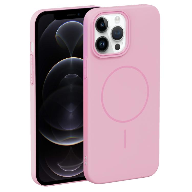 For iPhone 12 Pro Thin Circle PC Injection MagSafe Phone Case