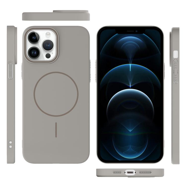 For iPhone 12 Pro Max Thin Circle PC Injection MagSafe Phone Case