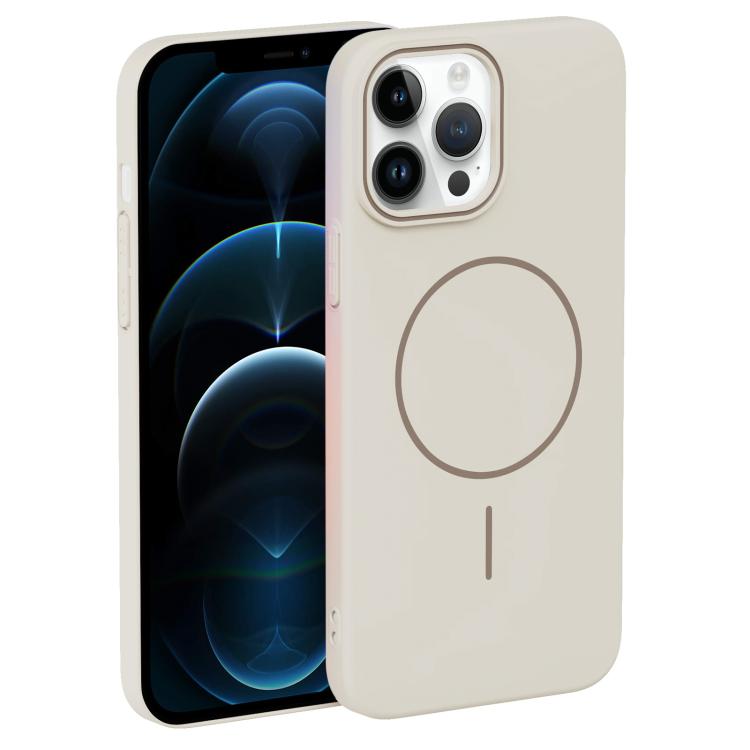 For iPhone 12 Pro Max Thin Circle PC Injection MagSafe Phone Case