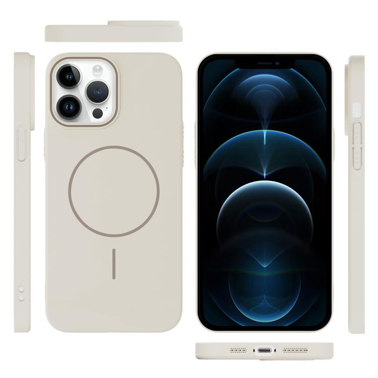 For iPhone 12 Pro Max Thin Circle PC Injection MagSafe Phone Case