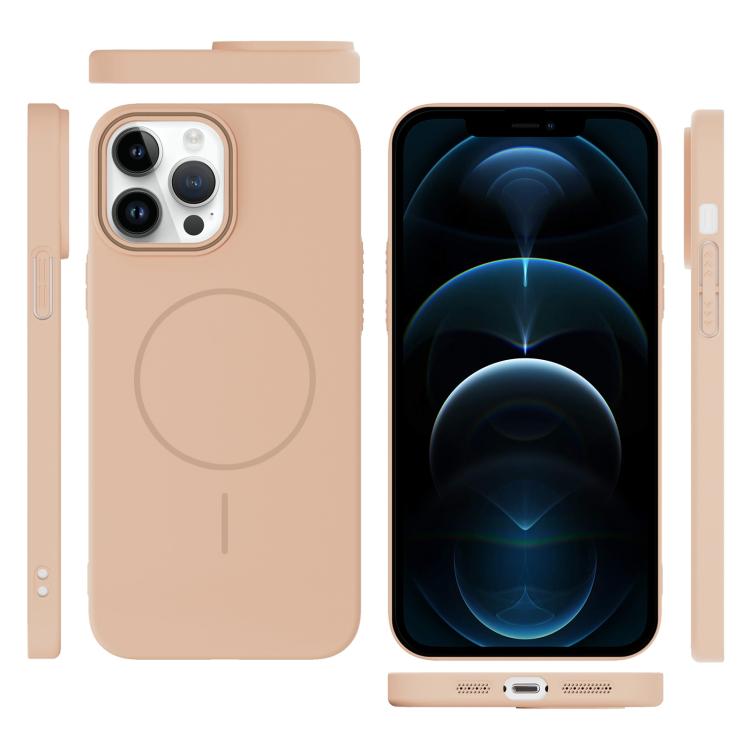 For iPhone 12 Pro Max Thin Circle PC Injection MagSafe Phone Case