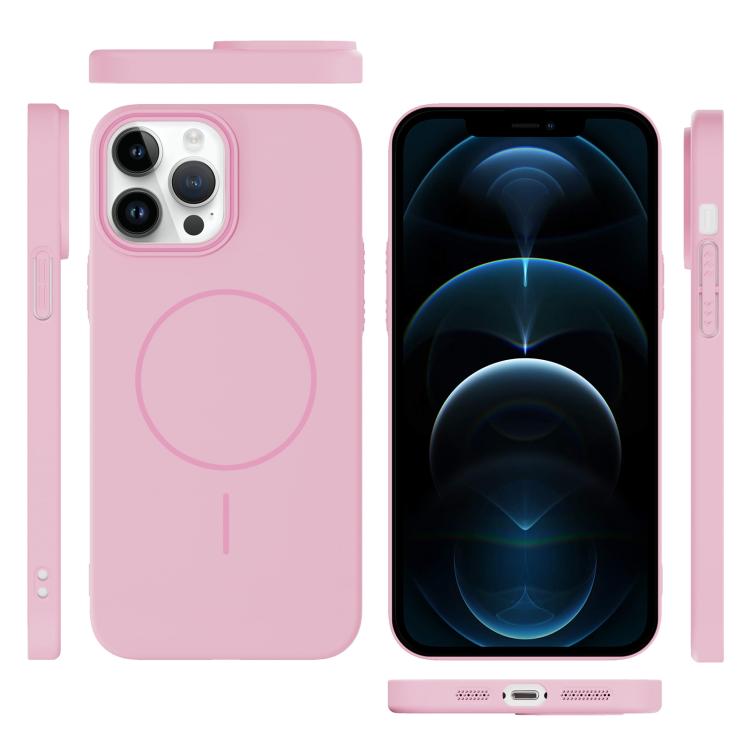 For iPhone 12 Pro Max Thin Circle PC Injection MagSafe Phone Case