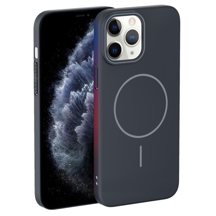 For iPhone 11 Pro Max Thin Circle PC Injection MagSafe Phone Case