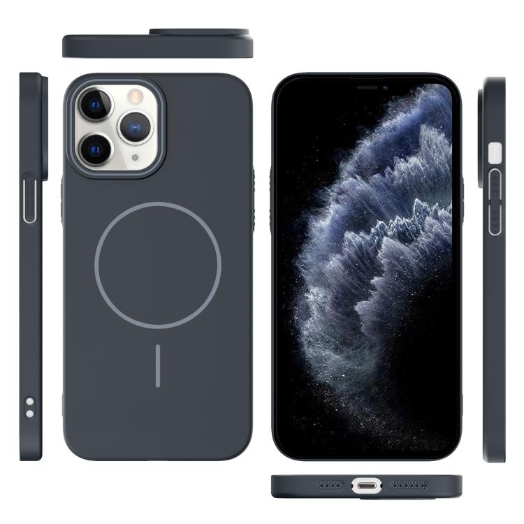 For iPhone 11 Pro Max Thin Circle PC Injection MagSafe Phone Case
