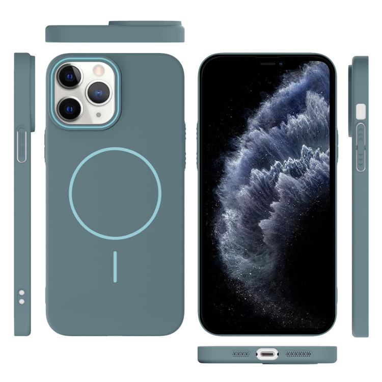 For iPhone 11 Pro Max Thin Circle PC Injection MagSafe Phone Case