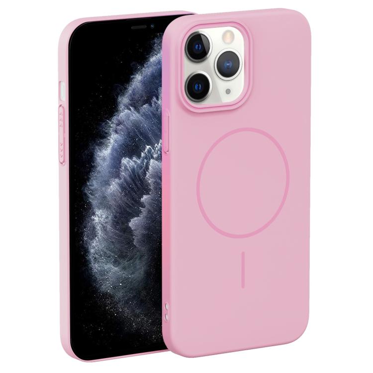For iPhone 11 Pro Max Thin Circle PC Injection MagSafe Phone Case