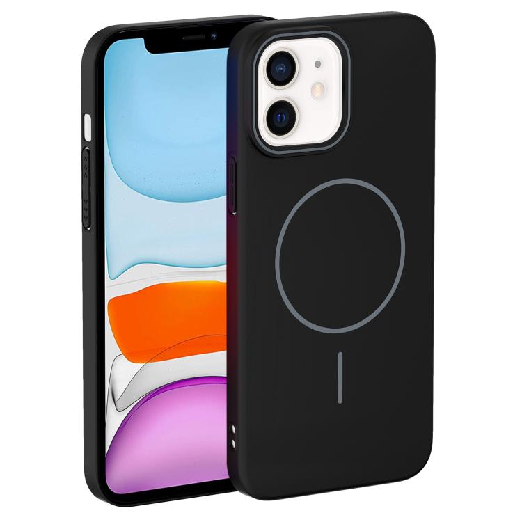 For iPhone 11 Thin Circle PC Injection MagSafe Phone Case