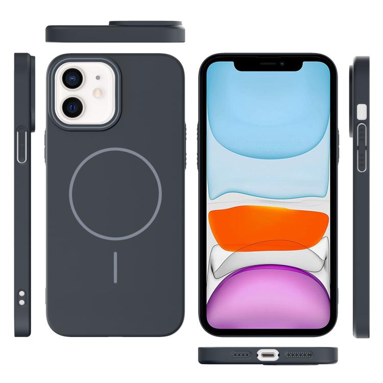 For iPhone 11 Thin Circle PC Injection MagSafe Phone Case