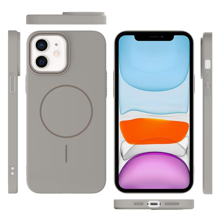 For iPhone 11 Thin Circle PC Injection MagSafe Phone Case