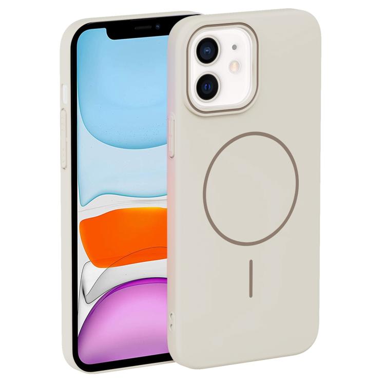 For iPhone 11 Thin Circle PC Injection MagSafe Phone Case