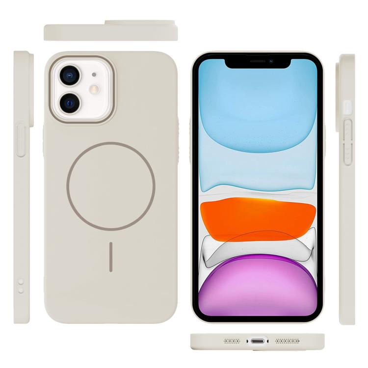 For iPhone 11 Thin Circle PC Injection MagSafe Phone Case