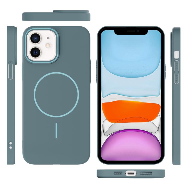 For iPhone 11 Thin Circle PC Injection MagSafe Phone Case
