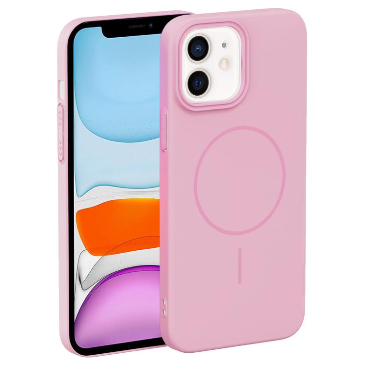For iPhone 11 Thin Circle PC Injection MagSafe Phone Case
