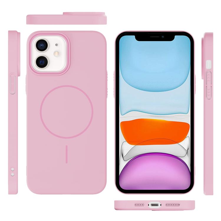 For iPhone 11 Thin Circle PC Injection MagSafe Phone Case