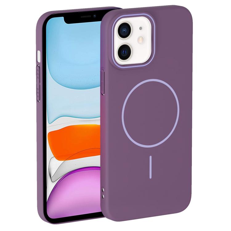 For iPhone 11 Thin Circle PC Injection MagSafe Phone Case