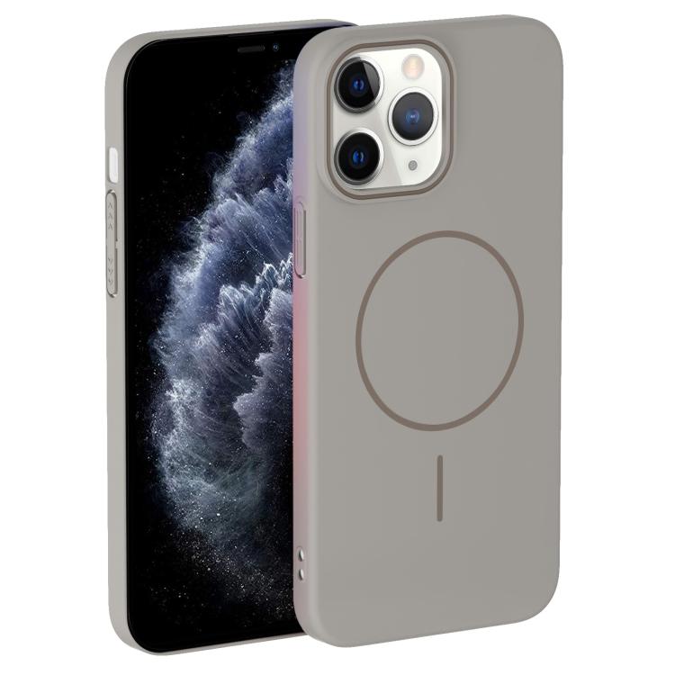 For iPhone 11 Pro Thin Circle PC Injection MagSafe Phone Case