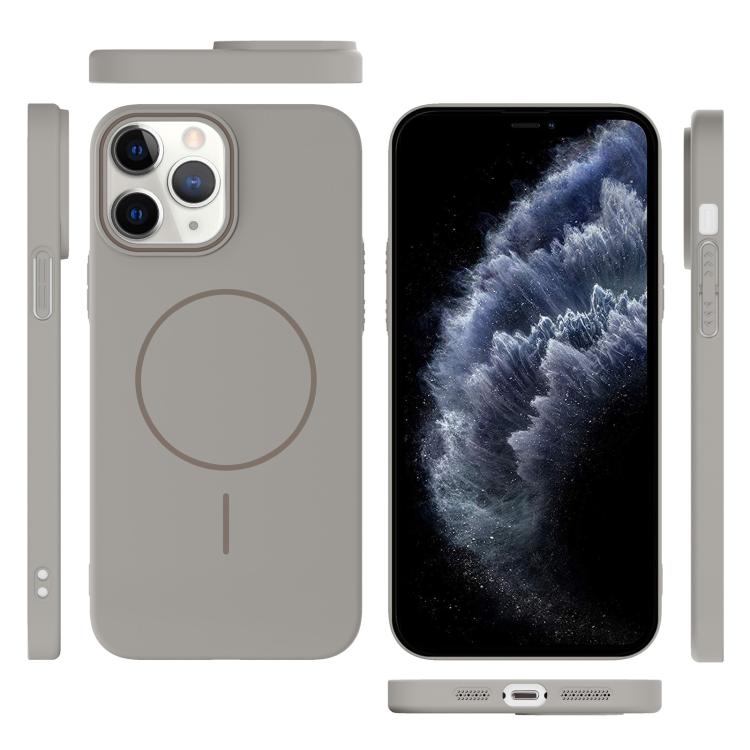 For iPhone 11 Pro Thin Circle PC Injection MagSafe Phone Case
