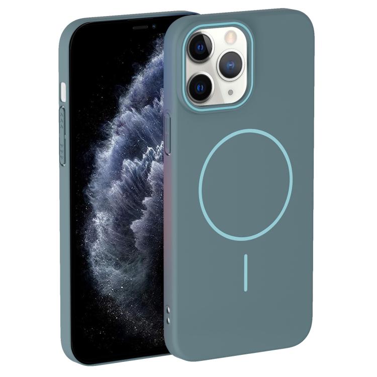 For iPhone 11 Pro Thin Circle PC Injection MagSafe Phone Case