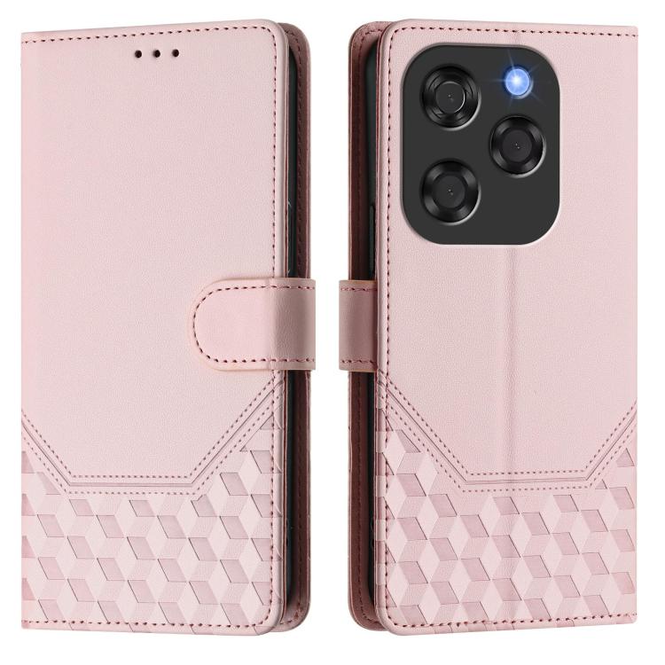 For Coolpad X100 Honeycomb Embossing RFID Leather Phone Case