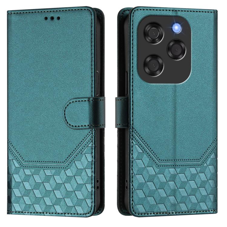 For Coolpad X100 Honeycomb Embossing RFID Leather Phone Case