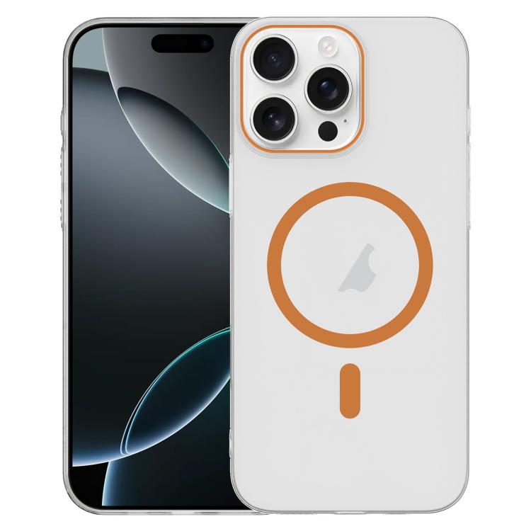 For iPhone 16 Pro Max Clear PC Injection MagSafe Phone Case