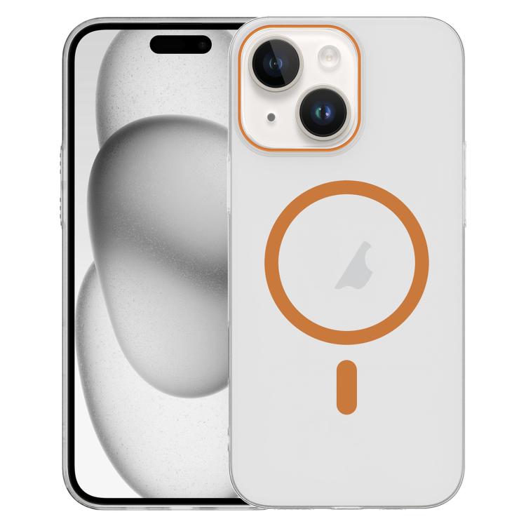 For iPhone 15 Plus Clear PC Injection MagSafe Phone Case