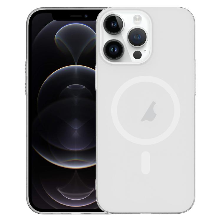 For iPhone 12 Pro Clear PC Injection MagSafe Phone Case