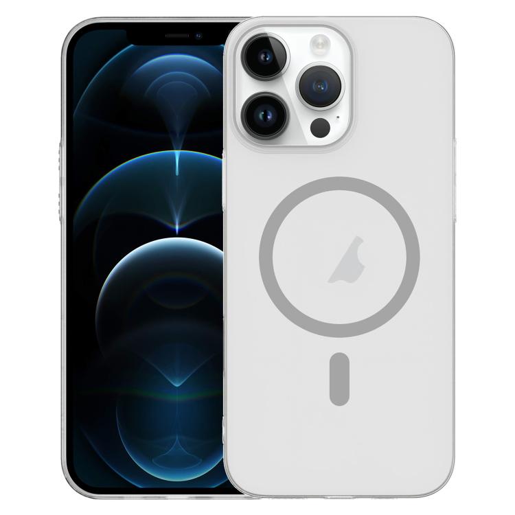 For iPhone 12 Pro Max Clear PC Injection MagSafe Phone Case