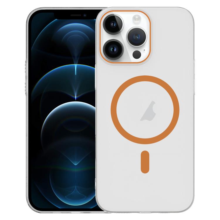 For iPhone 12 Pro Max Clear PC Injection MagSafe Phone Case