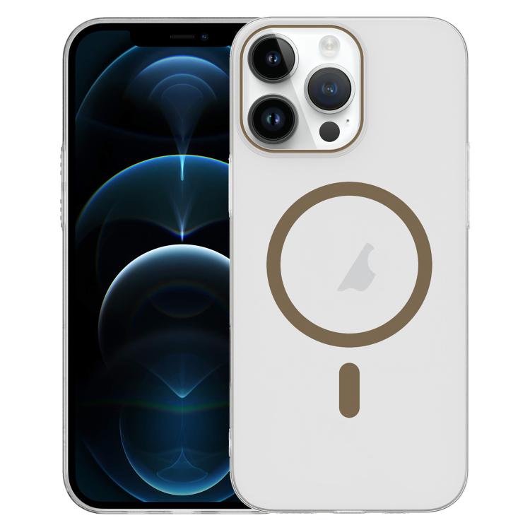 For iPhone 12 Pro Max Clear PC Injection MagSafe Phone Case