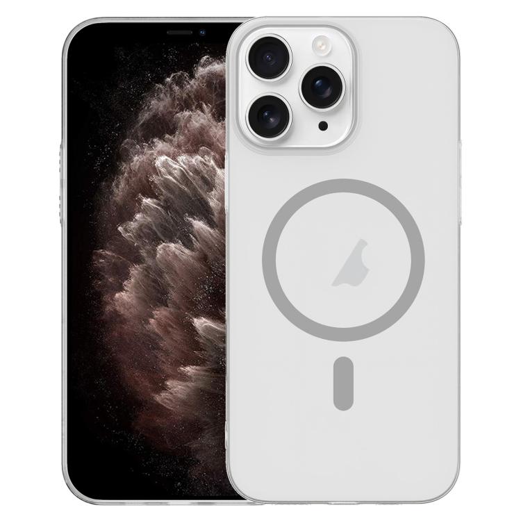 For iPhone 11 Pro Max Clear PC Injection MagSafe Phone Case