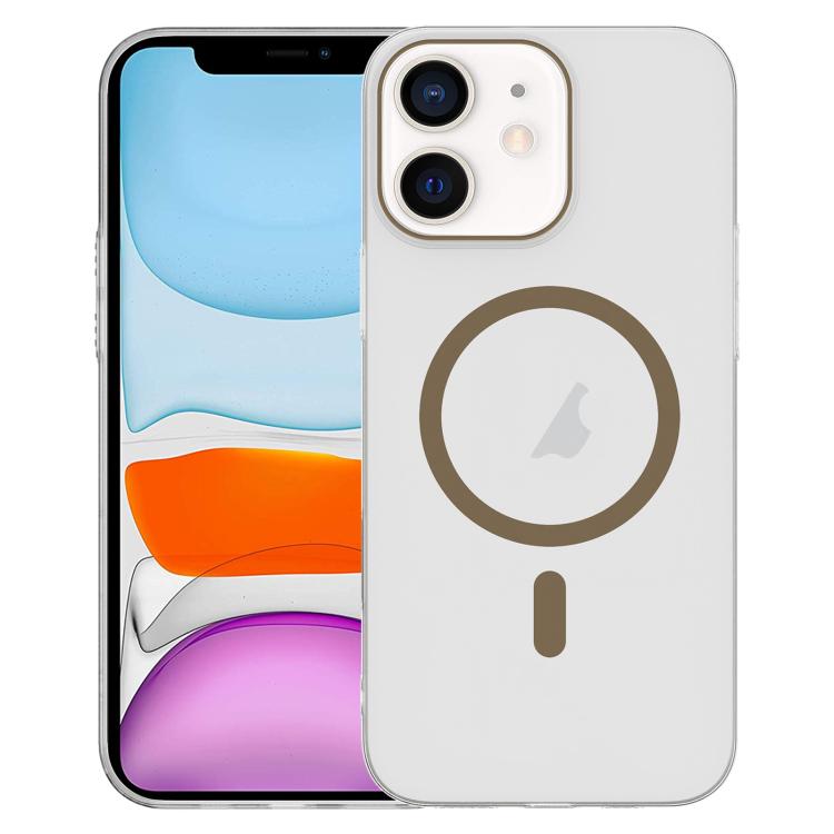 For iPhone 11 Clear PC Injection MagSafe Phone Case