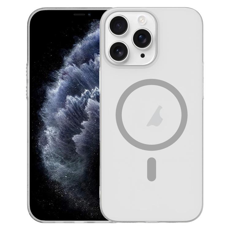 For iPhone 11 Pro Clear PC Injection MagSafe Phone Case