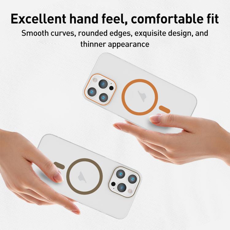 For iPhone 15 Plus Clear PC Injection MagSafe Phone Case