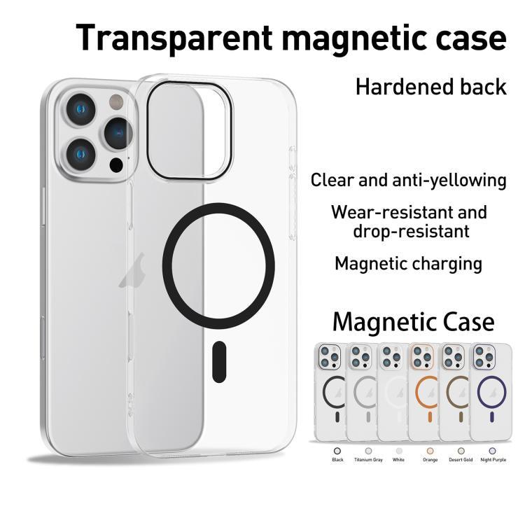 For iPhone 13 Clear PC Injection MagSafe Phone Case