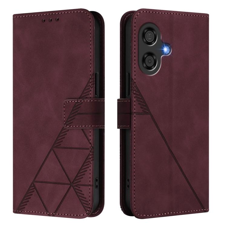 For Coolpad Cool 40i Crossbody 3D Embossed Flip Leather Phone Case