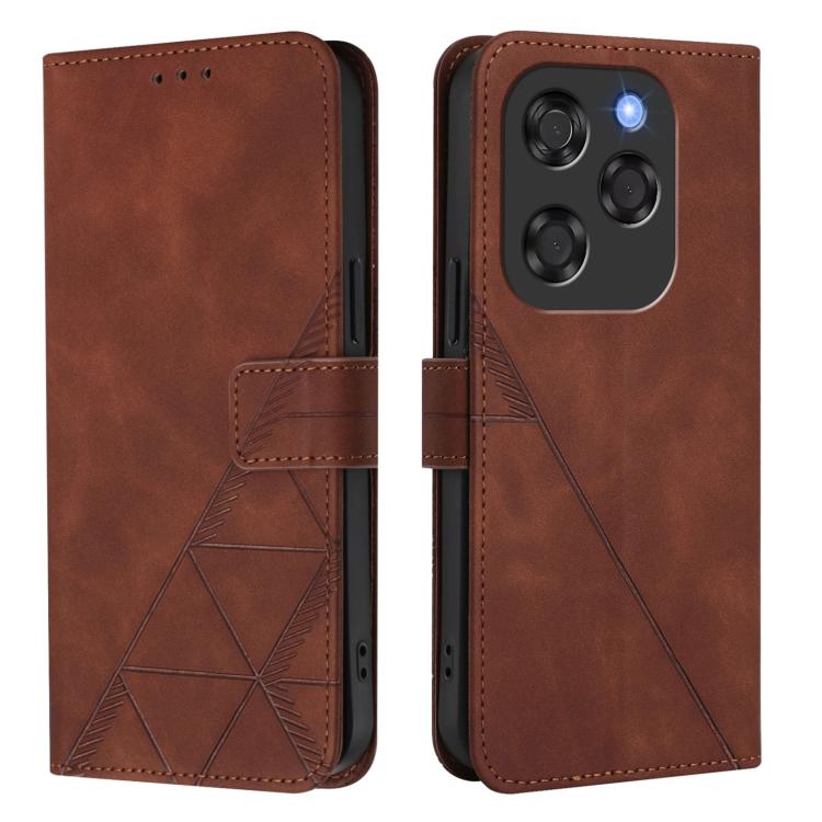 For Coolpad X100 Crossbody 3D Embossed Flip Leather Phone Case