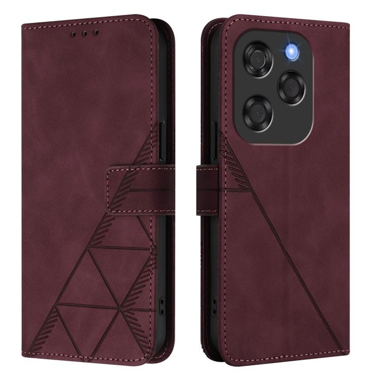 For Coolpad X100 Crossbody 3D Embossed Flip Leather Phone Case