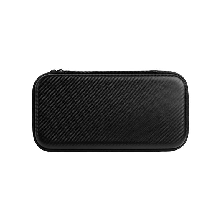 For Nintendo Switch 2 Carbon Fiber Full Cover Shockproof Storage Bag - Black
