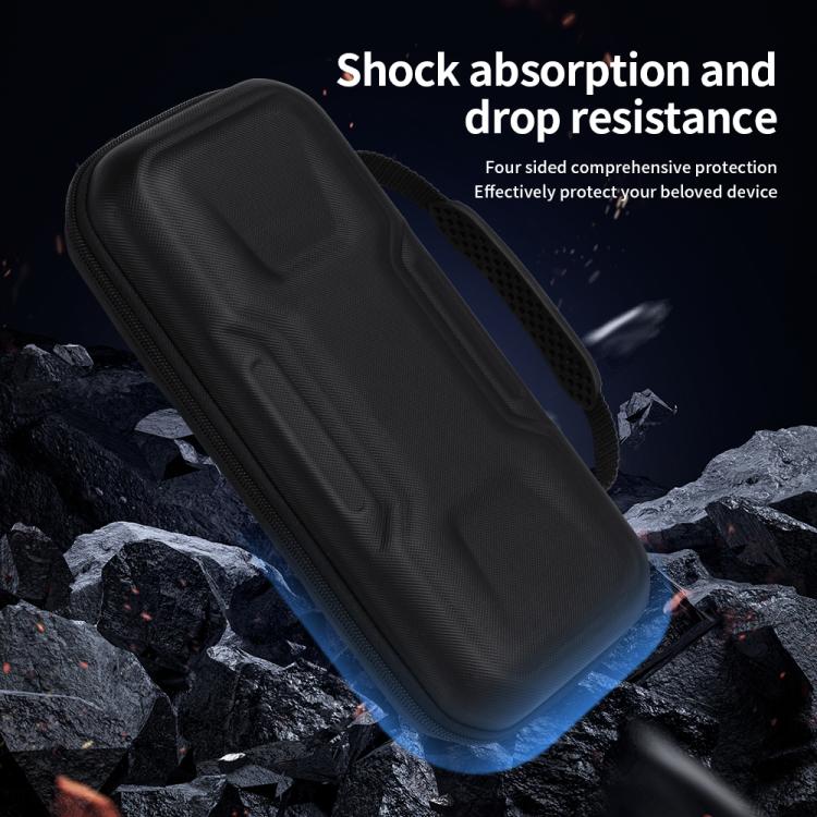 For Nintendo Switch 2 Mecha Shockproof Portable Storage Bag - Black