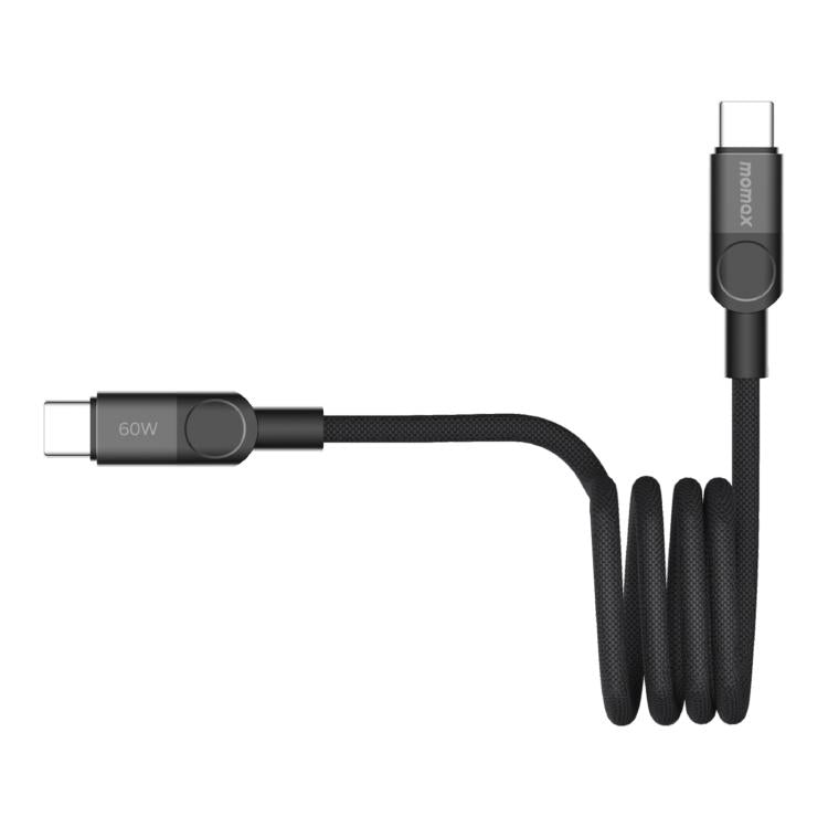 Momax Mag.Link Magnetic 60W USB-C / Type-C to USB-C / Type-C Data Cable, Length:1m