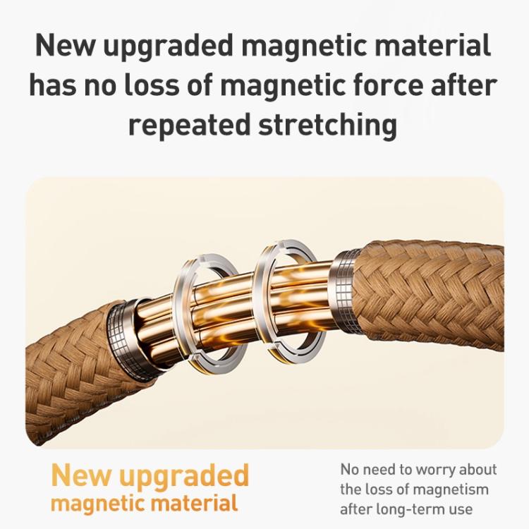 Momax Mag.Link Magnetic 100W USB-C / Type-C to USB-C / Type-C Data Cable, Length:2m - Black