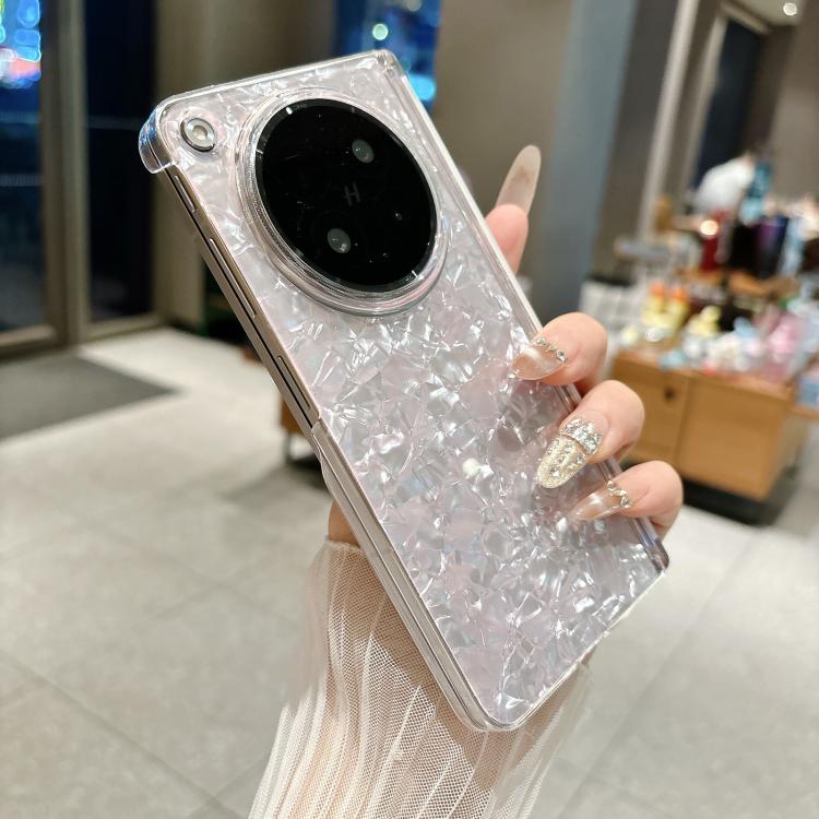 For OPPO Find N6 5G Magnetic Axis Pearlescent Shell Texture Phone Case