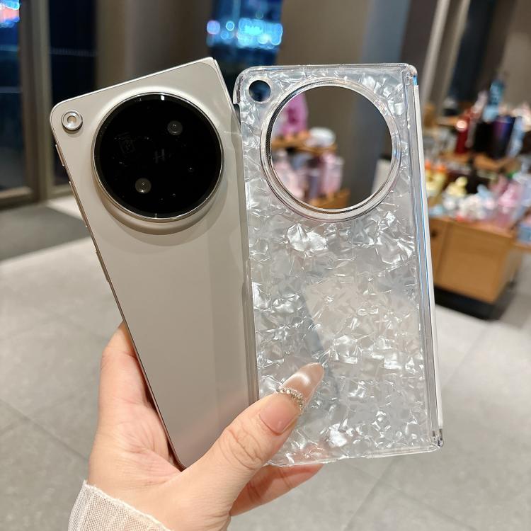 For OPPO Find N6 5G Magnetic Axis Pearlescent Shell Texture Phone Case