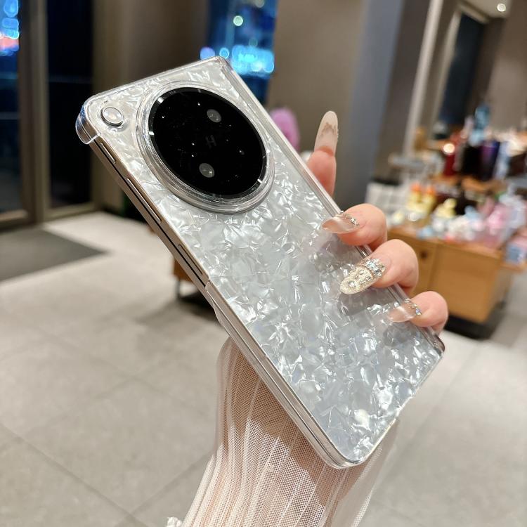 For OPPO Find N6 5G Magnetic Axis Pearlescent Shell Texture Phone Case