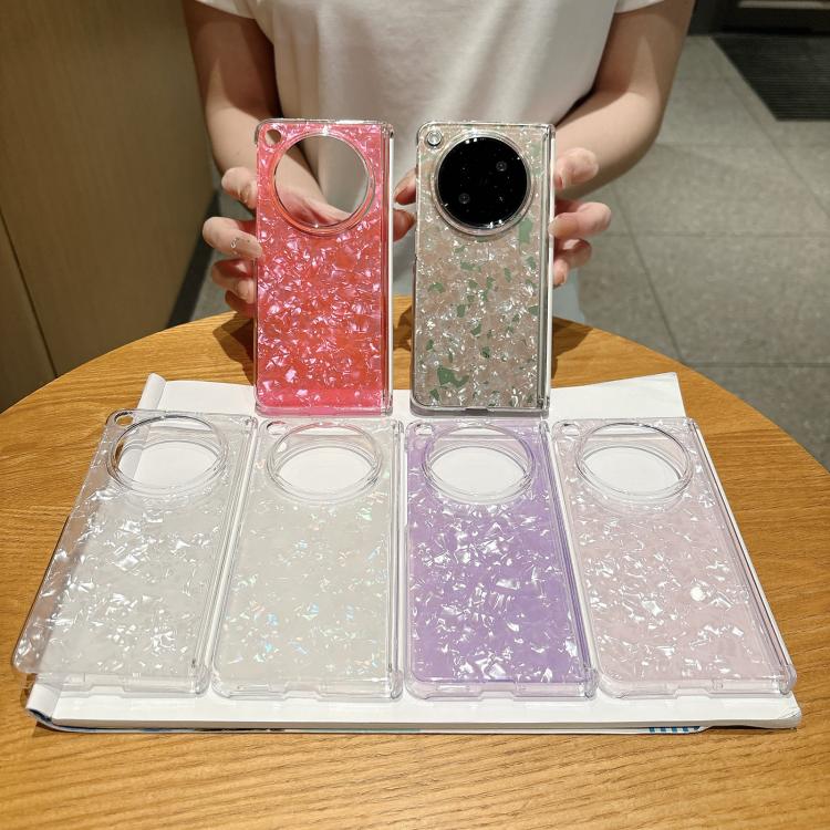 For OPPO Find N6 5G Magnetic Axis Pearlescent Shell Texture Phone Case