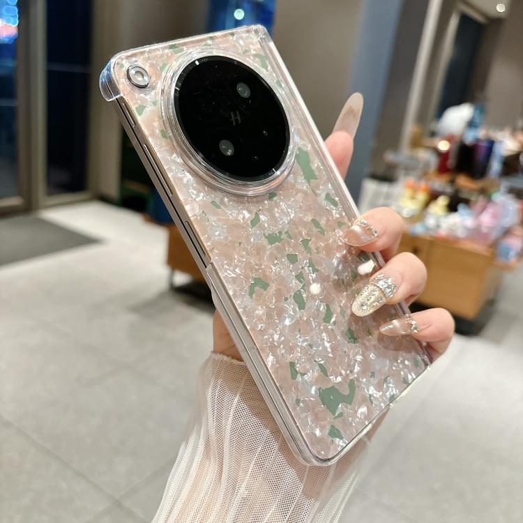 For OPPO Find N6 5G Magnetic Axis Pearlescent Shell Texture Phone Case